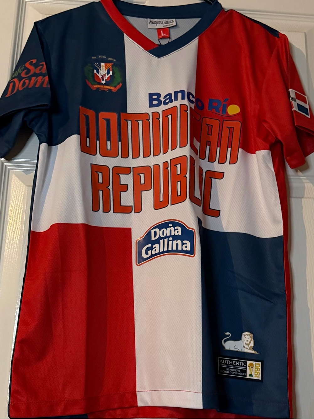 Dominican Republic National Team Jersey - Red, White & Blue